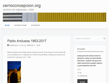 Tablet Screenshot of cerroconcepcion.org